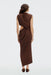 THIRD FORM Drift Drape Jersey Dress | Espresso