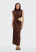 THIRD FORM Drift Drape Jersey Dress | Espresso