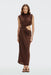 THIRD FORM Drift Drape Jersey Dress | Espresso
