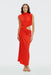 THIRD FORM Drift Drape Jersey Dress | Vermilion
