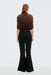 THIRD FORM Drift Drape Jersey Top | Espresso