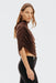 THIRD FORM Drift Drape Jersey Top | Espresso