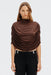 THIRD FORM Drift Drape Jersey Top | Espresso