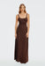 THIRD FORM Drift Tie Back Maxi Dress | Espresso