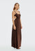 THIRD FORM Drift Tie Back Maxi Dress | Espresso