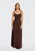 THIRD FORM Drift Tie Back Maxi Dress | Espresso
