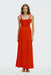 THIRD FORM Drift Tie Back Maxi Dress | Vermillion