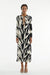 DRIFTER LS MIDI DRESS | FEATHER PRINT - THIRD FORM