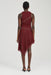 THIRD FORM ECHO ASYMMETRIC TANK DRESS | CRIMSON