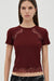 ECHO TEE | CRIMSON - THIRD FORM