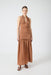 ECLIPSE HALTER DRESS | RUST - THIRD FORM