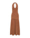 ECLIPSE HALTER DRESS | RUST - THIRD FORM