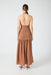 ECLIPSE HALTER DRESS | RUST - THIRD FORM