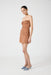 ECLIPSE MINI DRESS | RUST - THIRD FORM