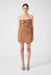 ECLIPSE MINI DRESS | RUST - THIRD FORM