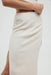 ELECTRIC TUCKED MAXI SKIRT | BONE - THIRD FORM