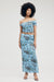 ELECTRIC TUCKED MAXI SKIRT | TIE DYE - THIRD FORM