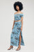 ELECTRIC TUCKED MAXI SKIRT | TIE DYE - THIRD FORM