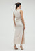 THIRD FORM ELECTRIC TUCKED MAXI TANK DRESS | BONE