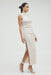 THIRD FORM ELECTRIC TUCKED MAXI TANK DRESS | BONE