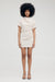 THIRD FORM ELECTRIC TUCKED TEE DRESS | BONE
