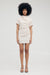 THIRD FORM ELECTRIC TUCKED TEE DRESS | BONE