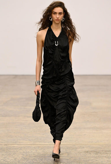 ELEMENTAL RUCHED BAG | BLACK - THIRD FORM