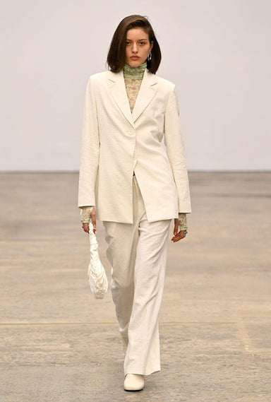 ELEMENTAL RUCHED BAG | WHITE - THIRD FORM