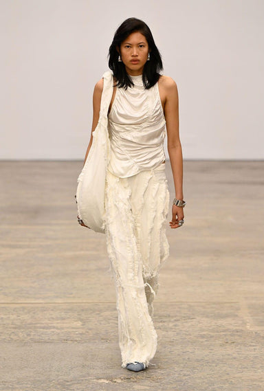 ELEMENTAL RUCHED TOP | WHITE - THIRD FORM