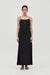 ELYSIAN BELTED MAXI DRESS | BLACK - THIRD FORM
