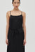 ELYSIAN BELTED MAXI DRESS | BLACK - THIRD FORM