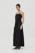 ELYSIAN BELTED MAXI DRESS | BLACK - THIRD FORM
