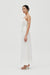ELYSIAN BELTED MAXI DRESS | WHITE - THIRD FORM