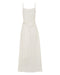 ELYSIAN BELTED MAXI DRESS | WHITE - THIRD FORM