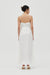 ELYSIAN BELTED MAXI DRESS | WHITE - THIRD FORM