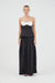 THIRD FORM ELYSIAN STRAPLESS BODICE | WHITE/BLACK