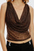 THIRD FORM En Route Cowl Neck Camisole | Cacao