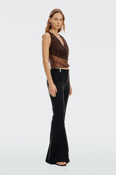 THIRD FORM En Route Cowl Neck Camisole | Cacao