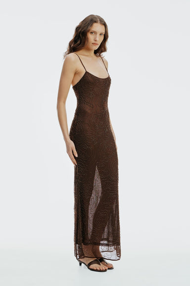 THIRD FORM En Route Maxi Slip Dress | Cacao
