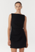 ENIGMA MINI DRESS | BLACK - THIRD FORM