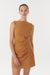 ENIGMA MINI DRESS | CAMEL - THIRD FORM