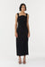 ENIGMA TUCK DRESS | BLACK - THIRD FORM