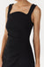 ENIGMA TUCK DRESS | BLACK - THIRD FORM