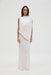 FALL AWAY FLOOR LENGTH DRESS | IVORY - THIRD FORM