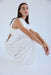 FALL AWAY FLOOR LENGTH DRESS | IVORY - THIRD FORM