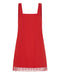 FLAME LINEN MINI DRESS | GRENADINE - THIRD FORM