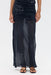 FLICKER BIAS MAXI SKIRT | SMOKE - THIRD FORM