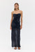 FLICKER BIAS MAXI SKIRT | SMOKE - THIRD FORM