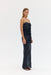 FLICKER BIAS MAXI SKIRT | SMOKE - THIRD FORM