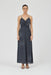 FLICKER MAXI SLIP DRESS | SMOKE - THIRD FORM